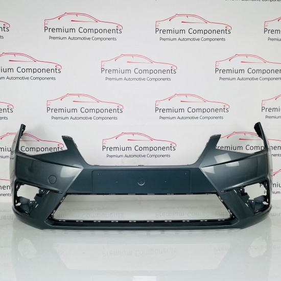 Seat Ibiza Front Bumper Mk5 Fr Genuine Grey 6f0807221d | 2017 - 2022 [as24]
