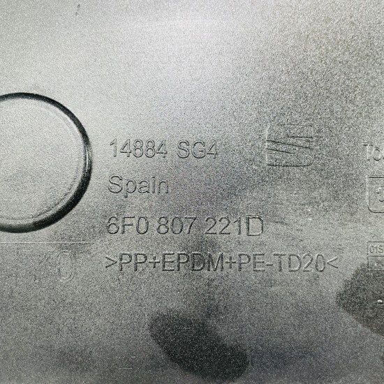 Seat Ibiza Front Bumper Mk5 Fr Genuine Grey 6f0807221d | 2017 - 2022 [as24]