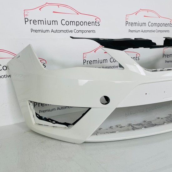 Seat Ibiza Front Bumper Mk4 Fr Genuine White 6j0807221 / 2012 - 2016 [as88]