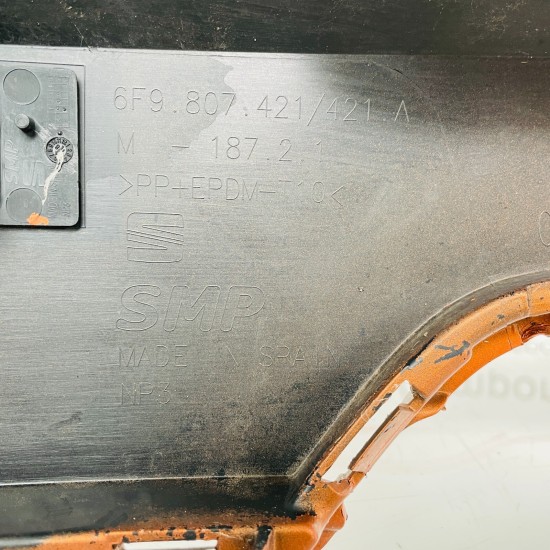 Seat Arona Rear Bumper Skin Genuine Orange 2017 - 2024 [ak45]