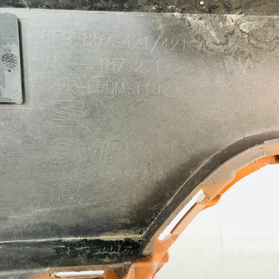 Seat Arona Rear Bumper Skin Genuine Orange 2017 - 2024 [ak48]