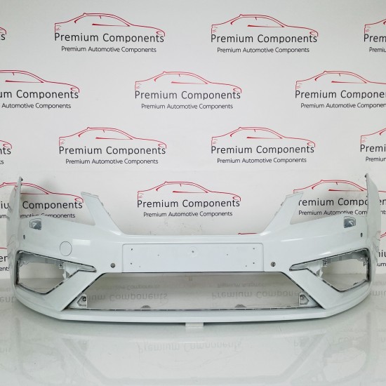 Seat Leon Front Bumper Fr Hatchback Genuine White 5f0807221ab | 2017 - 2021 Seat Leon Front Bumper Fr Hatchback Genuine White 5f0807221ab | 2017 - 2021