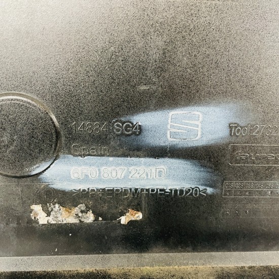 Seat Ibiza Front Bumper Mk5 Fr Genuine Black Pdc 6f0807221d | 2017 - 2022 [au12]