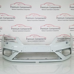 Seat Leon Front Bumper Fr Hatchback Genuine White 5f0807221ab | 2017 - 2021