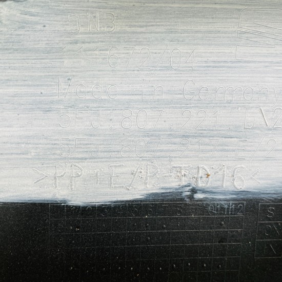 Seat Tarraco Front Bumper Fr Sport Genuine White 5fj807221d | 2018-2024 [au82]