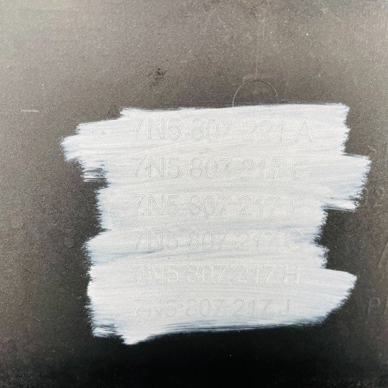 Seat Alhambra Front Bumper Mk2 Genuine Black 7n5807221a | 2011-2020 [au97]