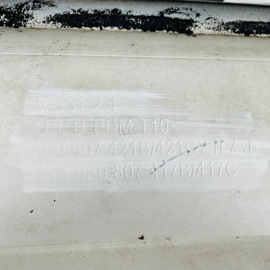 Seat Leon Fr Rear Bumper Genuine White Hatchback 5f0807421 | 2012-2016 [aw15]