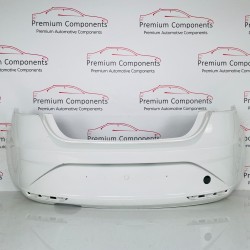 Seat Leon Rear Bumper Facelift Genuine White 1p0807421d | 2009-2012 [aw25]