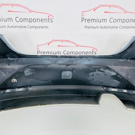 Seat Leon Rear Bumper Facelift Genuine White 1p0807421d | 2009-2012 [aw25]