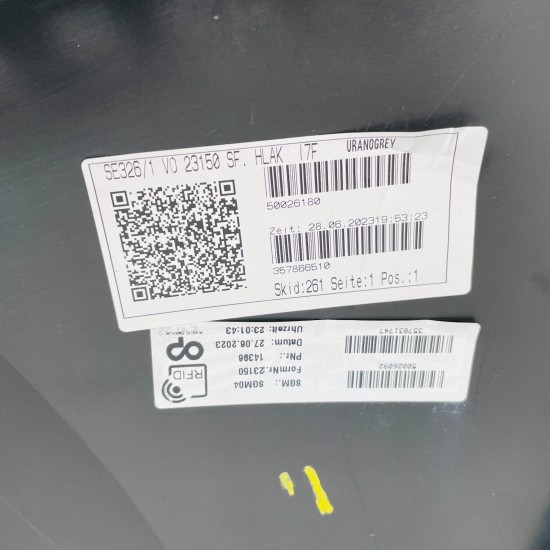 Seat Tarraco Front Bumper Fr Sport Genuine Grey 5fj807221d | 2018-2024 [aw40]