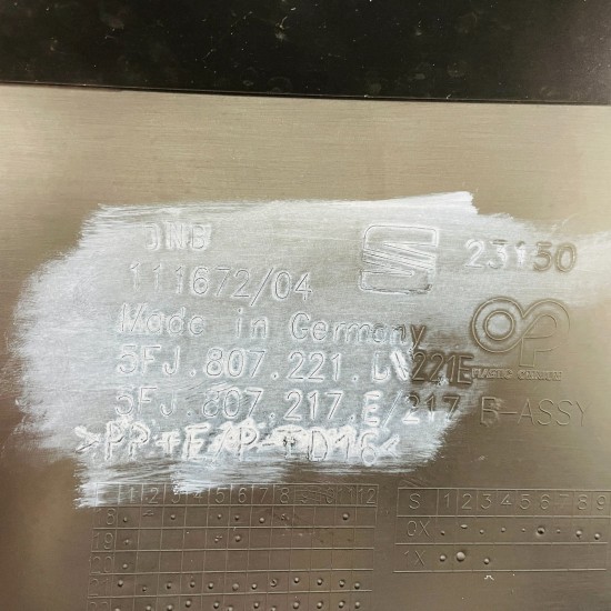 Seat Tarraco Front Bumper Fr Sport Genuine Grey 5fj807221d | 2018-2024 [aw40]