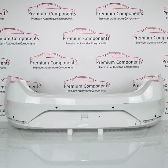 Seat Leon Rear Bumper Skin Genuine White 2020 – 2024 [ak27]
