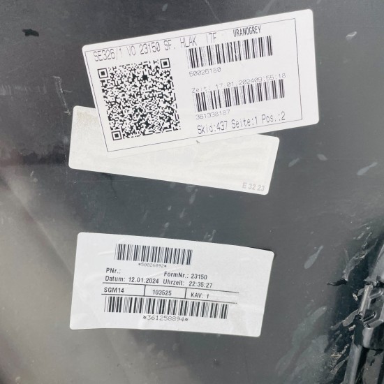 Seat Tarraco Front Bumper Fr Sport Genuine Grey 5fj807221 | 2018-2024 [Ba92]