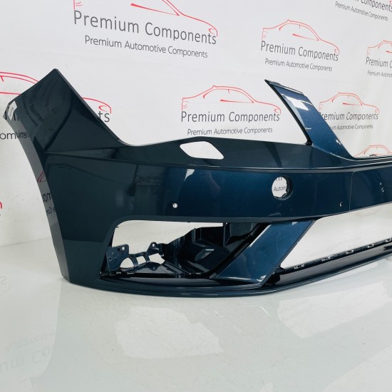 Seat Leon Front Bumper Se Hatchback Genuine Blue 5f0807221r | 2017-2021 [at104]