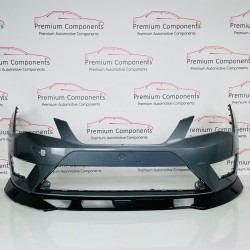 Seat Leon Front Bumper Fr Hatchback Genuine Grey 5f0807221m | 2013-2016 [aw143]
