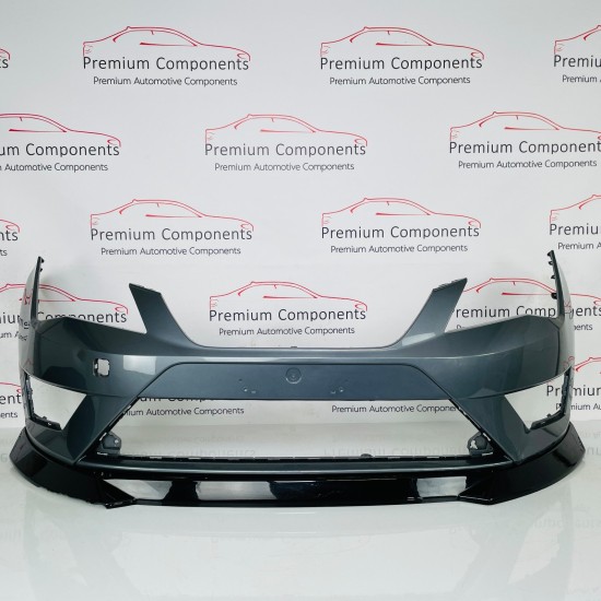 Seat Leon Front Bumper Fr Hatchback Genuine Grey 5f0807221m | 2013-2016 [aw143]