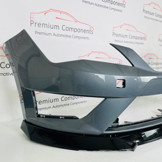 Seat Leon Front Bumper Fr Hatchback Genuine Grey 5f0807221m | 2013-2016 [aw143]