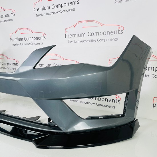 Seat Leon Front Bumper Fr Hatchback Genuine Grey 5f0807221m | 2013-2016 [aw143]
