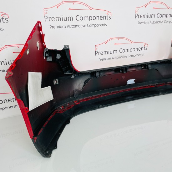 Seat Leon Rear Bumper Estate Genuine Red With Diffuser 5f9807421 2012–2017 [n63]