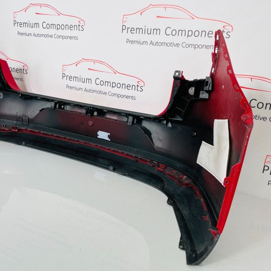 Seat Leon Rear Bumper Estate Genuine Red With Diffuser 5f9807421 2012–2017 [n63]