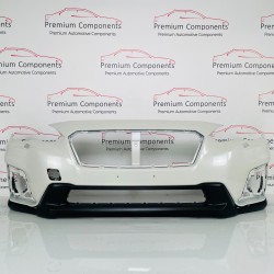 Subaru Xv Front Bumper Gt Crossover Genuine White No Repairs 2018 - 2024 [ao126]