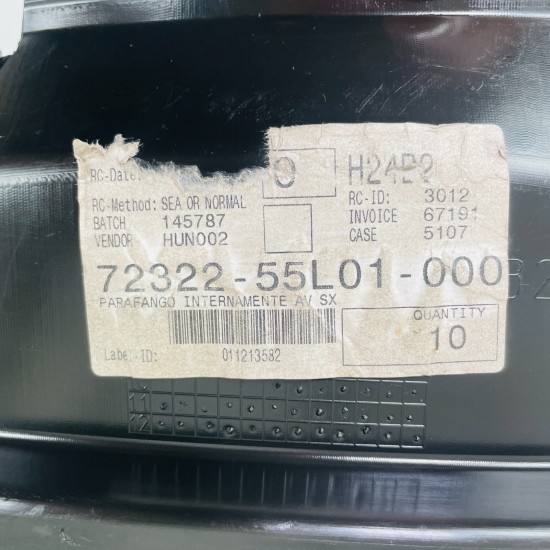 Suzuki Sx4 Arch Liner Front Wheel Left Passenger Side Genuine 2010–2014 [za127 Suzuki Sx4 Arch Liner Front Wheel Left Passenger Side Genuine 2010–2014 [za127