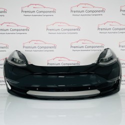 Tesla Model 3 Front End Bumper And Headlights Set 2017 - 2020 Tesla Model 3 Front End Bumper And Headlights Set 2017 - 2020