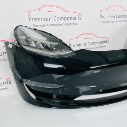 Tesla Model 3 Front End Bumper And Headlights Set 2017 - 2020 Tesla Model 3 Front End Bumper And Headlights Set 2017 - 2020