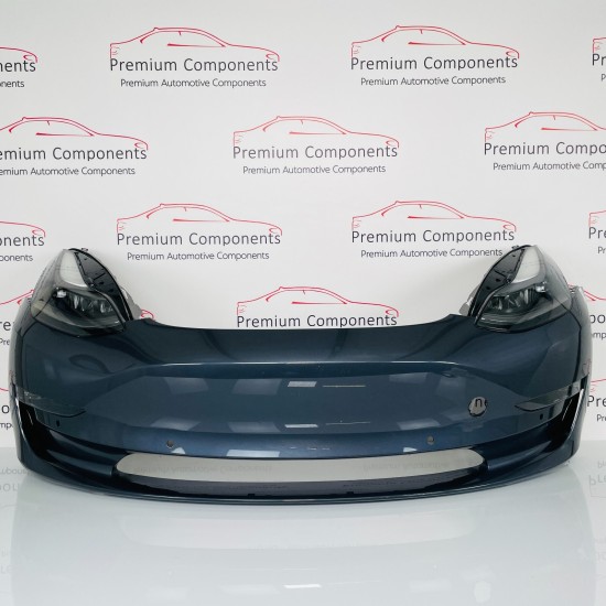 Tesla Model 3 Face Lift Bumper And Headlights Front End Set 2020 - 2024 Tesla Model 3 Face Lift Bumper And Headlights Front End Set 2020 - 2024