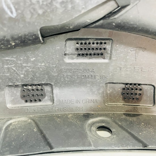 Tesla Model Y Front Bumper Skin Genuine Black Oem 2020 - 2024 [al1]