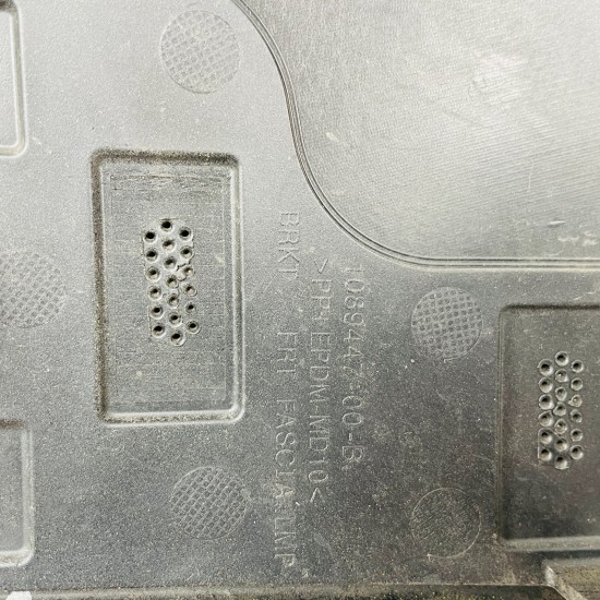 Tesla Model 3 Front Bumper Skin Genuine Black Oem 2017 - 2023 [al41]