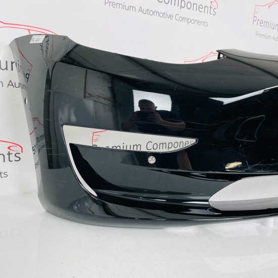 Tesla Model 3 Front Bumper Skin Genuine Black Oem 2017 - 2023 [al41]