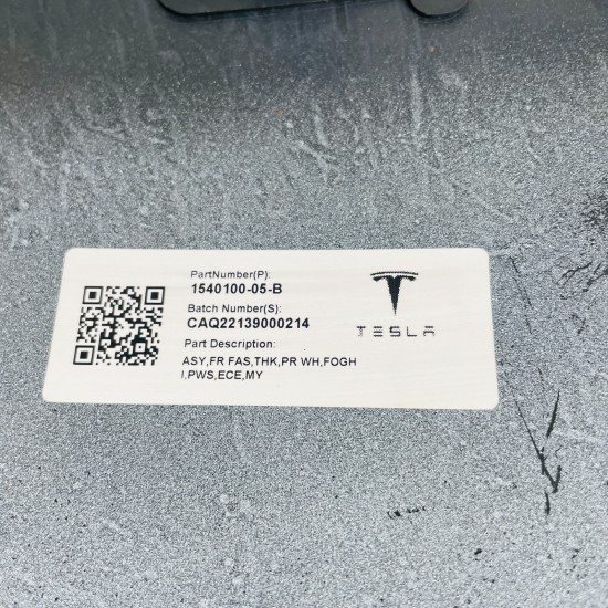 Tesla Model Y Front Bumper Skin Genuine White 2020 - 2024 [al61]