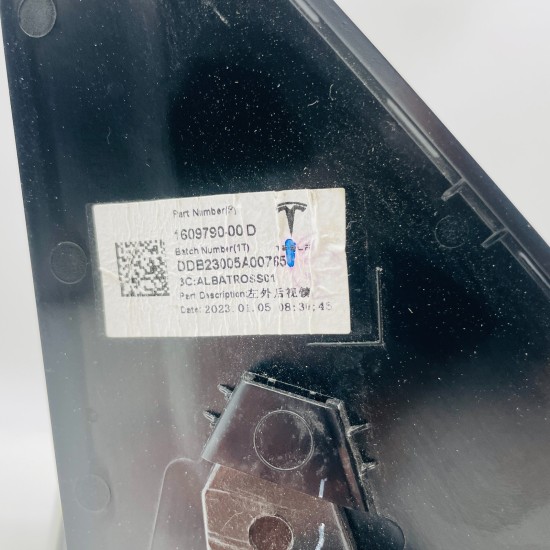 Tesla Model Y Wing Mirror Genuine Left Passenger Side 2020 - 2024 / 1609790-00-d Tesla Model Y Wing Mirror Genuine Left Passenger Side 2020 - 2024 / 1609790-00-d