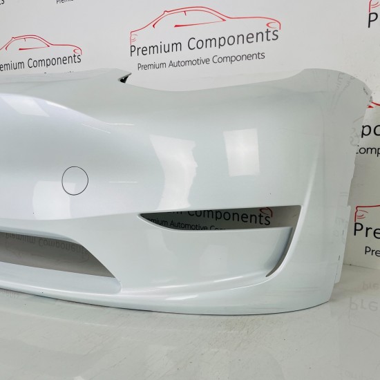 Tesla Model Y Front Bumper Genuine White 1540100-05-c | 2020 - 2024 [as80]