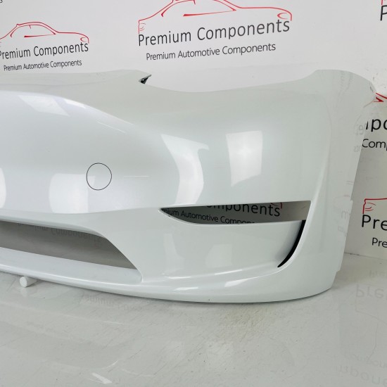 Tesla Model Y Front Bumper Genuine White 148799400a | 2020 - 2024 [as110]