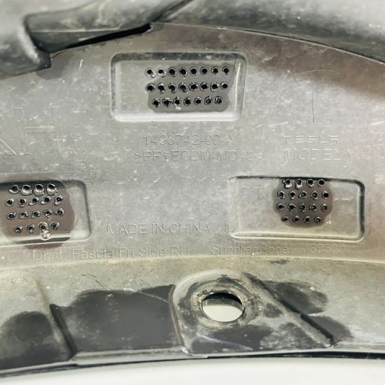 Tesla Model Y Front Bumper Genuine Black 1540101-06-c | 2020 - 2024 [as9]