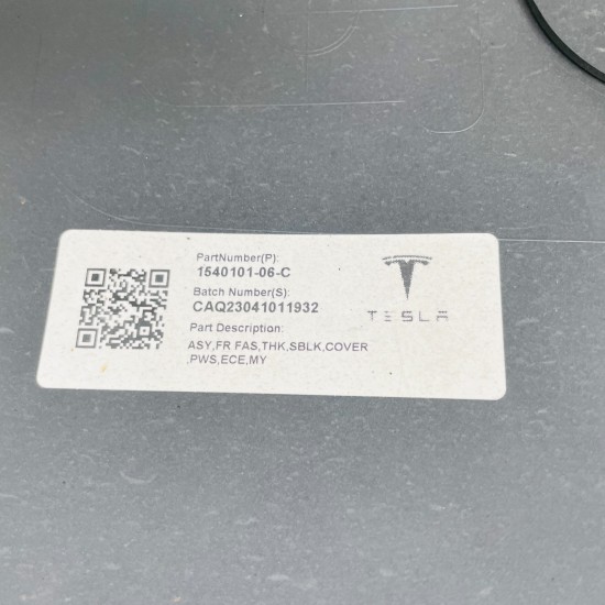 Tesla Model Y Front Bumper Genuine Black 1540101-06-c | 2020 - 2024 [as9]