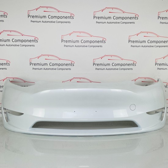Tesla Model Y Front Bumper Genuine White 148799400a | 2020 - 2024 [as110]