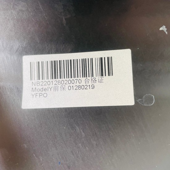 Tesla Model Y Front Bumper Genuine Blue 1487994-00-a  | 2020-2024 [Bb36]