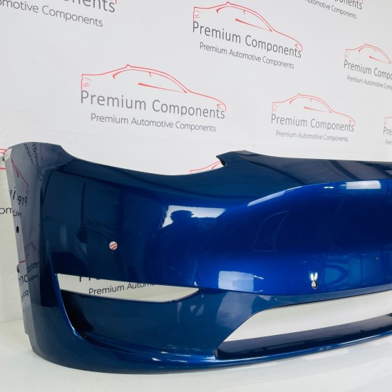 Tesla Model Y Front Bumper Genuine Blue 1487994-00-a  | 2020-2024 [Bb36]
