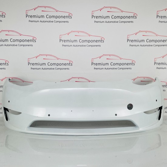 Tesla Model Y Front Bumper Genuine White  1540100-05-b | 2020-2024 [as2]