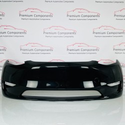 Tesla Model Y Front Bumper Ev Genuine Black 1540101-05-c | 2020-2024 [Bd33]