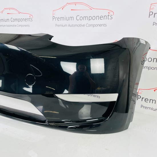 Tesla Model Y Front Bumper Ev Genuine Black 1540101-05-c | 2020-2024 [Bd33]
