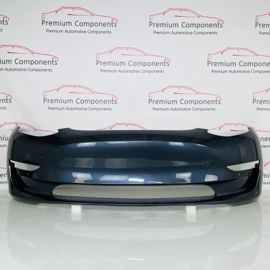 Tesla Model 3 Front Bumper Genuine Blue 108416800f | 2017-2023 [Bd25]