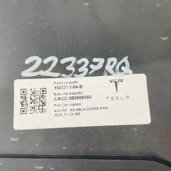 Tesla Model 3 Front Bumper Genuine Black 153070104b | 2017-2022 [Be18]