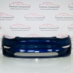 Tesla Model 3 Front Bumper Genuine Blue 108416800d | 2017-2022 [Be36]