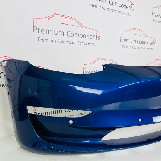 Tesla Model 3 Front Bumper Genuine Blue 108416800d | 2017-2022 [Be36]