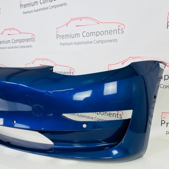 Tesla Model 3 Front Bumper Genuine Blue 108416800d | 2017-2022 [Be36]
