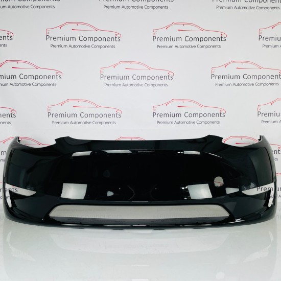 Tesla Model Y Front Bumper Ev Genuine Black 1540101-05-c  | 2020-2024 [Bb72]